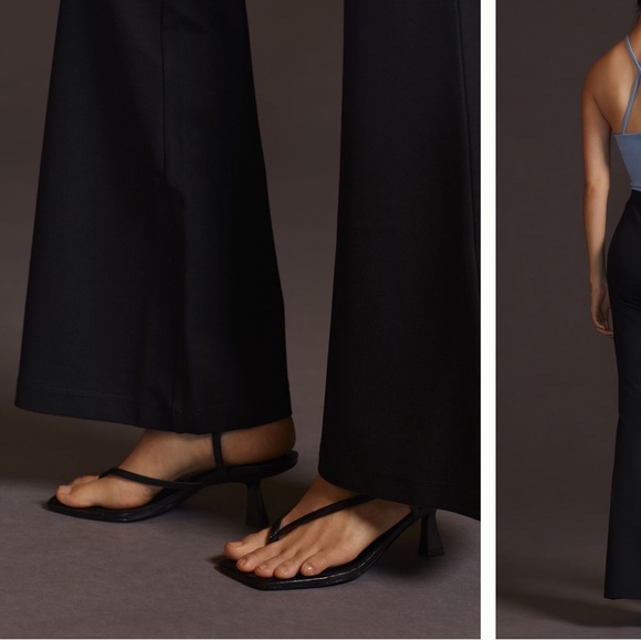 ISO - By Anthropologie Knit Pull-On Flared Trousers in SMALL TALL or SMALL only! - Picture 4 of 5